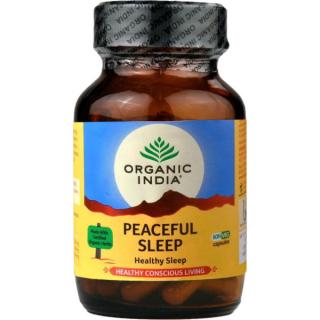 Organic India Peaceful Sleep kapszula 60 db Egészséges és nyugodt alvás