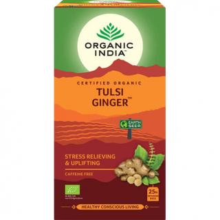 Organic India Tulsi Ginger filteres tea, 25 tasak (25 x 1,8 g)