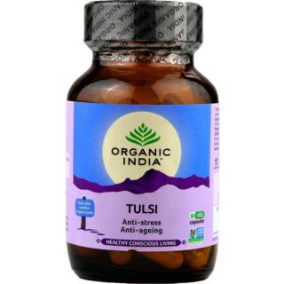 Organic India Tulsi kapszula 60 db védekezőképesség, stressz, vitalitás