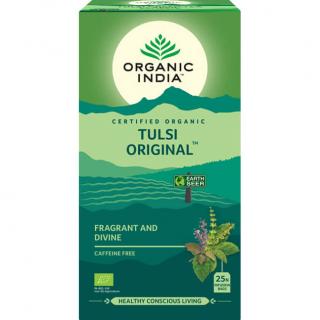 Organic India Tulsi Original Basil adagolt tea stressz, vitalitás 25 tasak (25 x 1,8 g)