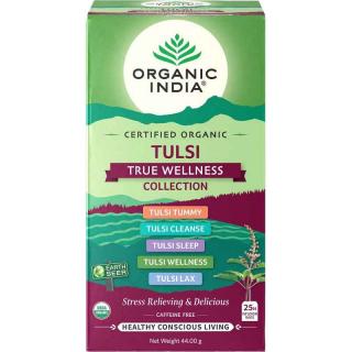 Organic India Tulsi True Wellness filteres tea az optimális egészségért és vitalitásért 25 tasak (25 x 1,8 g)