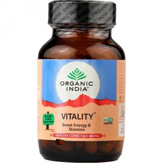 Organic India Vitality kapszula 60 db - vitalitás, energia, stressz