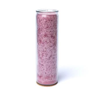 Phoenix sztearin gyertya illat nélkül, színes 21 cm Szín: Régi rózsaszín