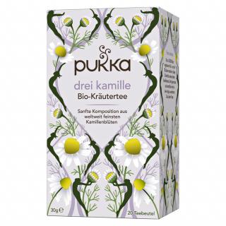 PUKKA gyógynövények ájurvédikus bio tea Three Chamomile 20 teafilter