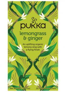 PUKKA gyógynövények ájurvédikus organikus tea citromfű és gyömbér 20 teafilter