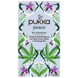 PUKKA Herbs ajurvédás növényi bio tea Peace Organic Aswaghandával 20 tasak