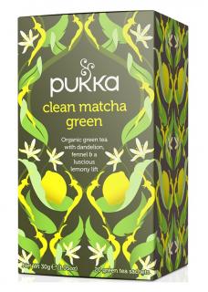 PUKKA Herbs ajurvédikus Bio tea -Clean Matcha Green 20 db teafilter