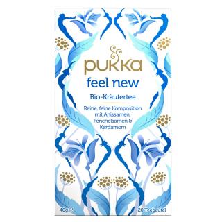 PUKKA Herbs ájurvédikus Bio tea- Feel New Organic 20 db teafilter