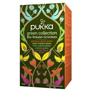PUKKA Herbs Green Collection ajurvédás organikus zöld tea kollekció 20 teafilter