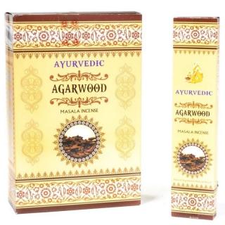Rugalmasság ájurvédikus Agarwood masala füstölők 15 g