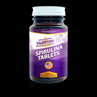 Tachyon Spirulina és Super Energy Food tabletta 75 vagy 190 db kiszerelésben Térfogat: 75 db