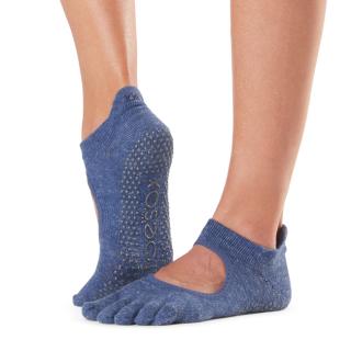Toesox Fulltoe Bellarina csúszásgátló zokni - Szezonális újdonság Szín: Navy, Méret: S 36-38