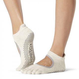 Toesox Fulltoe Bellarina csúszásgátló zokni - Szezonális újdonság Szín: Oatmeal, Méret: S 36-38