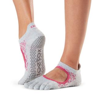Toesox Fulltoe Bellarina Grip csúszásgátló zokni (Siesta) Méret: M 39-42,5
