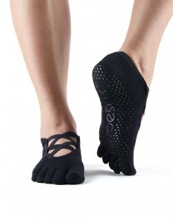 Toesox Fulltoe Elle csúszásgátló zokni (fekete) Méret: M 39-42,5