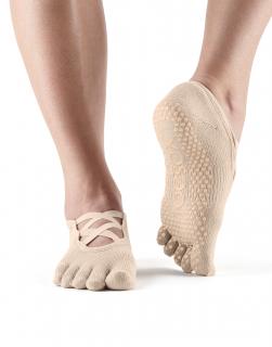 Toesox Fulltoe Elle csúszásmentes zokni Nude Méret: M 39-42,5