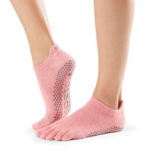 ToeSox Fulltoe Low Rise csúszásgátló zokni Melon Méret: M 39-42,5