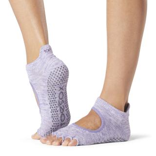Toesox Halftoe Bellarina Grip csúszásgátló zokni (Heather Purple) Méret: M 39-42,5