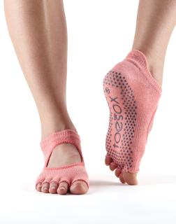 Toesox Halftoe Bellarina Grip csúszásgátló zokni Melon Méret: S 36-38