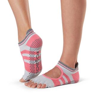 Toesox Halftoe Bellarina Grip csúszásgátló zokni (Whip) Méret: M 39-42,5