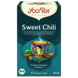 Yogi Tea Bio Sweet Chilli bio ájurvédikus tea a jó hangulatért 17 x 1,8 g
