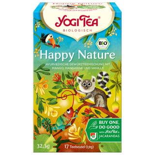 Yogi Tea Happy Nature Organic ájurvédikus tea, gyümölcs, fűszerek 17 x 1,9 g