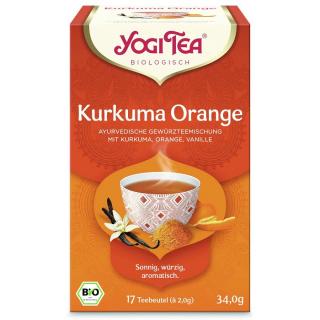 Yogi Tea Orange Turmeric kurkuma, narancs és vanília 17 x 2 g