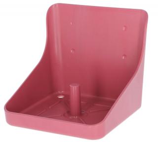 Nyalósó tartó, műanyag, rosé
