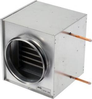 CWW 125 vizes fűtőkalorifer kör keresztmetszetű légcsatornába (NA 125mm)