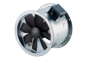 DZR 25/4 D csőperemes axiálventilátor 3 f