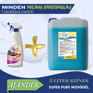 Milano Parfümolaj - Japán szilva illattal 500 ml + 5 liter Super Pure mosogél AJÁNDÉKBA