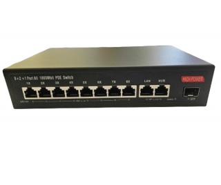 Securia Pro PoE Switch 8 port +2 port 1000 Mbit High power - N3082P