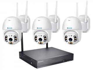 Securia Pro WIFI kamerarendszer WIFI3CHV5S-W-ptz Felvétel: 2 TB merevlemez