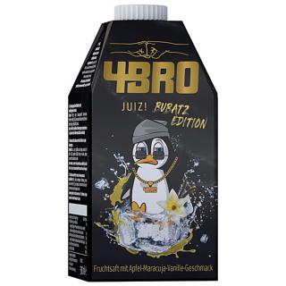 4BRO JuiZ Bubatz Edition Maracuja-Apfel-Vanille 500ml