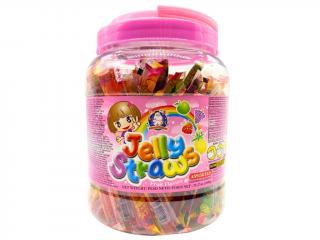 Fruit Jelly Straws in Jar Assorted 1000g