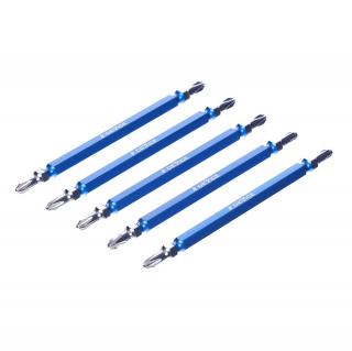 DEVICE kétvégű torziós csavarhúzó bitkészlet - 5 db - PH2 - 110 mm