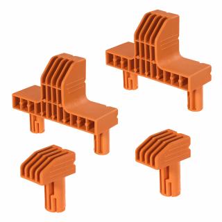 PONY JORGENSEN Bench Dog műanyag ütköző összecsukható munkapadhoz - 4 db-os készlet