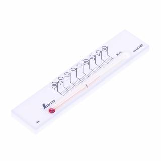 SHINWA vízszintes hőmérő mágnessel - 13,5 cm
