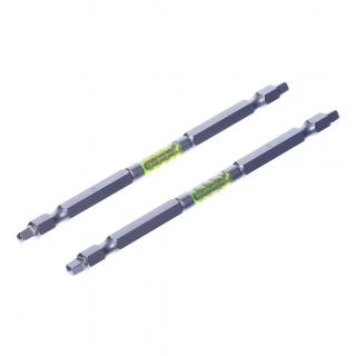 SK11 kétvégű torziós csavarhúzó bitkészlet - 2 db - SQ3 - 130 mm