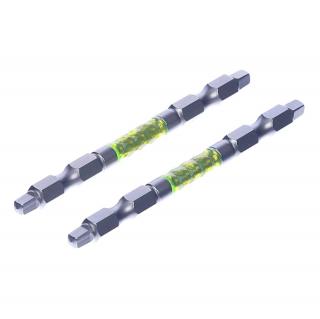 SK11 kétvégű torziós csavarhúzó bitkészlet - 2 db - SQ3 - 85 mm