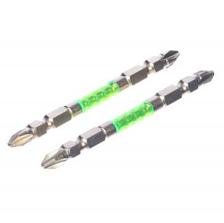SK11 kétvégű torziós csavarhúzó bitkészlet, széles - 2 db - PH2 - 85 mm