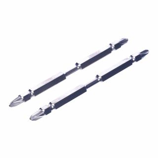 SK11 rozsdamentes acél kétvégű torziós csavarhúzó bitkészlet - 2 db - PH2 - 110 mm
