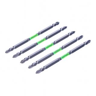 SK11 Super Ashura kétvégű torziós csavarhúzó bitkészlet, széles - 5 db - PH2 - 130 mm