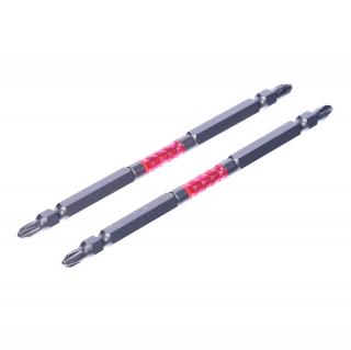 SK11 Super Ashura kétvégű torziós csavarhúzó bitkészlet, vékony - 2 db - PH2 - 130 mm
