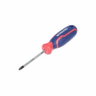 WORKPRO kereszthornyos csavarhúzó - PH1 x 76 mm - WP221149