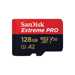 SanDisk Extreme Pro microSDHC 128 GB 100 MB/s A1 Class 10 UHS-I V30, Adapter SDSQXCG-128G-GN6MA