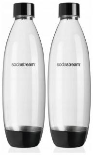 SodaStream Bottle Fuse Palackok  2 x 1l Black