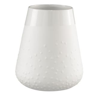 Fehér porcelán váza DOTS