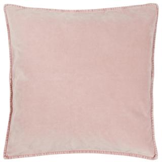 Rózsaszín bársony párnahuzat ROSE SHADOW 52x52 cm