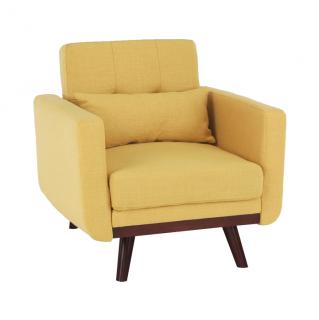 Szétnyitható fotel, mustár, ARKADIA